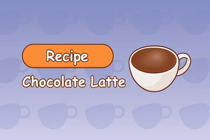 A rich Chocolate Latte