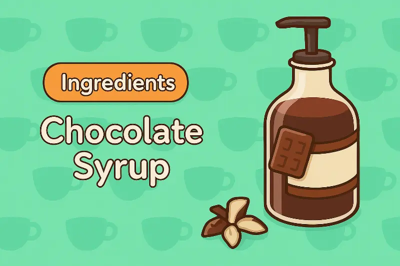 Chocolate Syrup - Core flavor syrup for Mocha and Chocolate drinks in Good Coffee Great Coffee