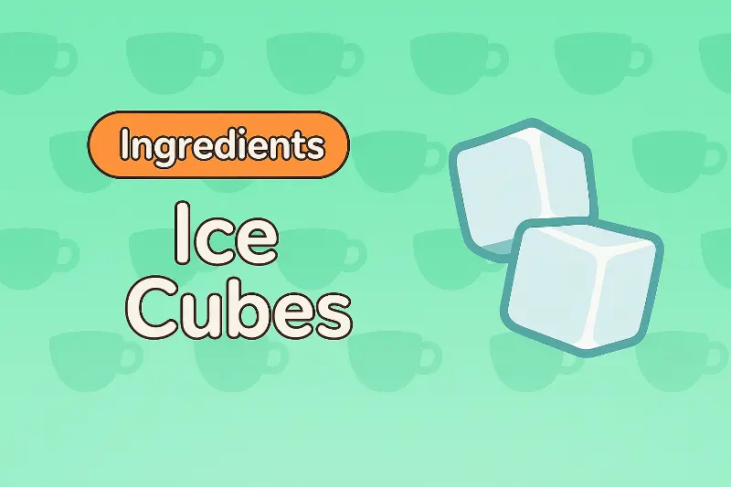 Ice Cubes - Essential ingredient for iced drinks, unlock at Level 2 in Good Coffee Great Coffee