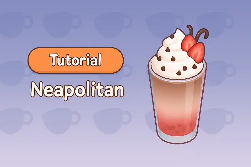 The multi-flavored Neapolitan drink