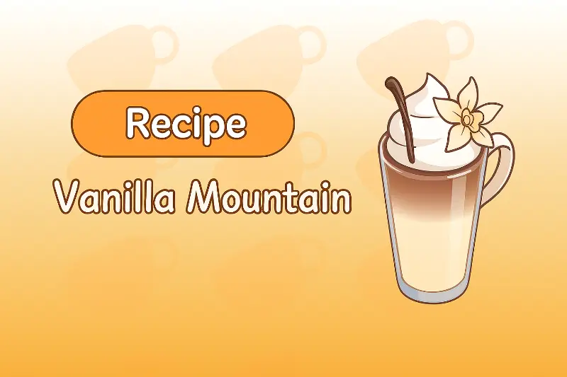 The elaborate Vanilla Mountain drink