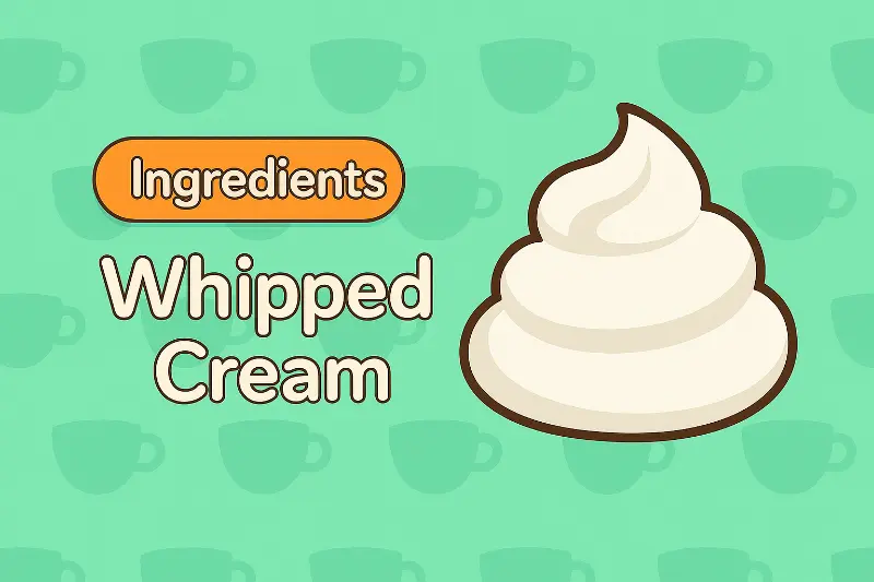 Whipped Cream - Light and fluffy cream topping
